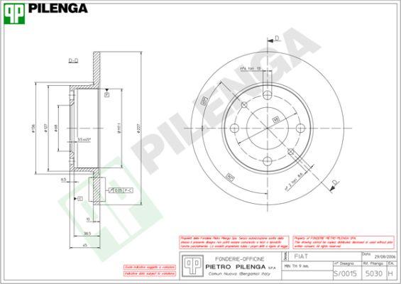 Pilenga 5030 - Disque de frein cwaw.fr