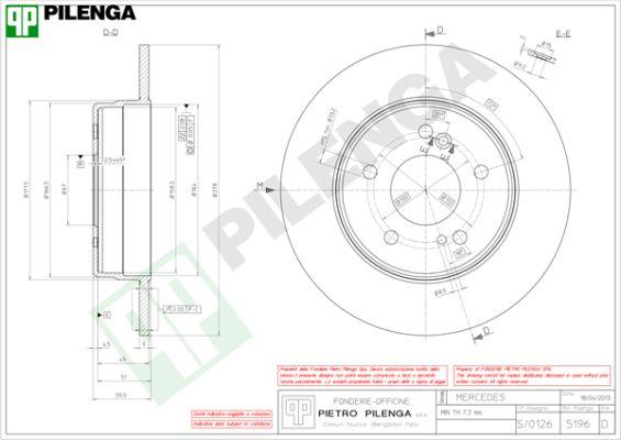 Pilenga 5196 - Disque de frein cwaw.fr