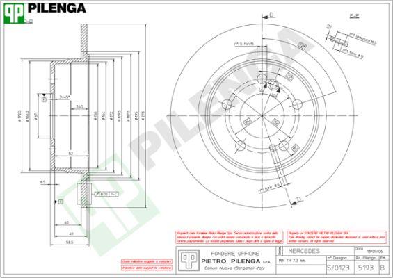 Pilenga 5193 - Disque de frein cwaw.fr