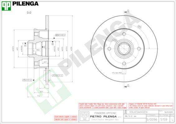 Pilenga 5159 - Disque de frein cwaw.fr