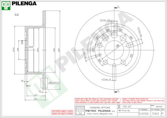 Pilenga 5163 - Disque de frein cwaw.fr