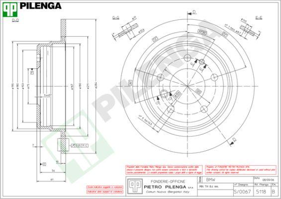 Pilenga 5118 - Disque de frein cwaw.fr