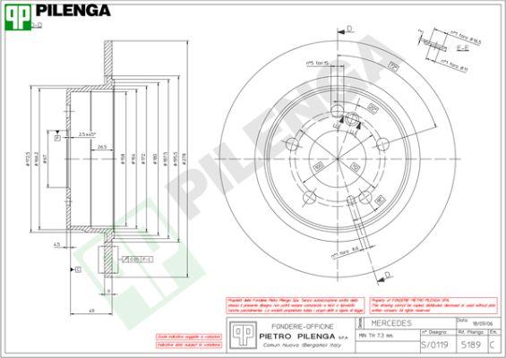 Pilenga 5189 - Disque de frein cwaw.fr