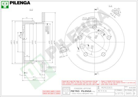 Pilenga 5895 - Disque de frein cwaw.fr