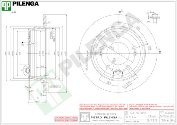 Pilenga 5846 - Disque de frein cwaw.fr