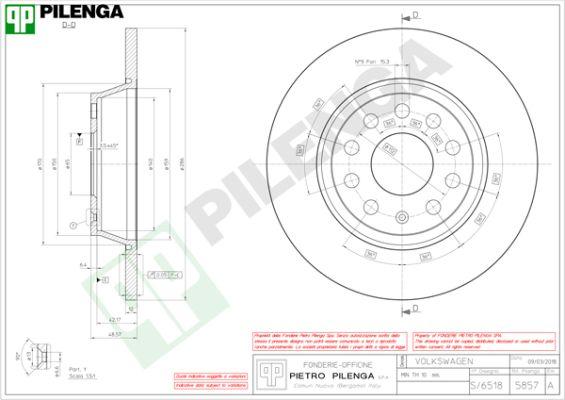 Pilenga 5857 - Disque de frein cwaw.fr