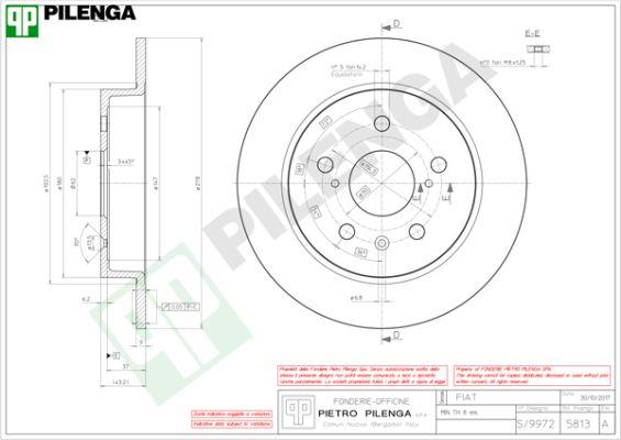 Pilenga 5813 - Disque de frein cwaw.fr