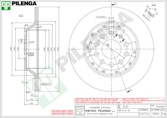 Pilenga 5880 - Disque de frein cwaw.fr