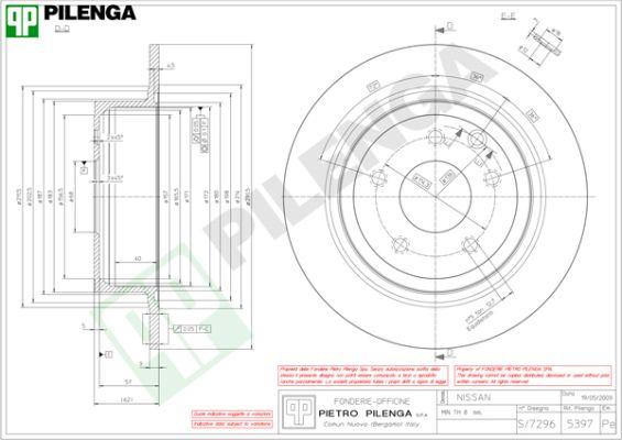 Pilenga 5397 - Disque de frein cwaw.fr