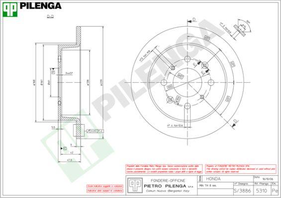 Pilenga 5310 - Disque de frein cwaw.fr