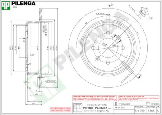 Pilenga 5385 - Disque de frein cwaw.fr