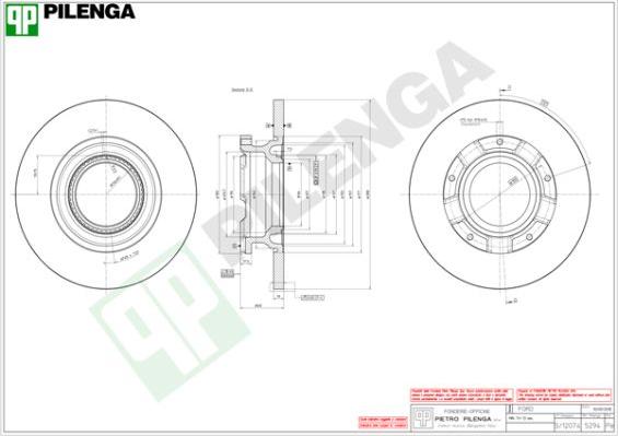 Pilenga 5294 - Disque de frein cwaw.fr