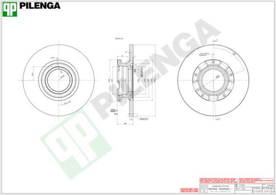 Pilenga 5293 - Disque de frein cwaw.fr