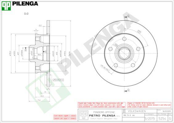 Pilenga 5254 - Disque de frein cwaw.fr