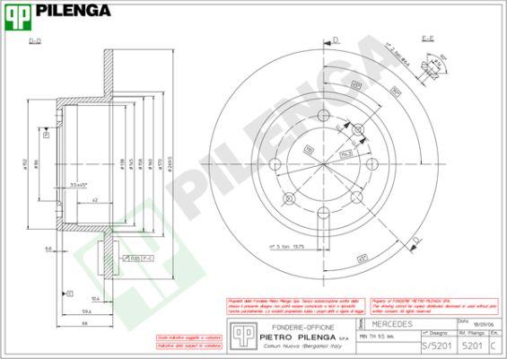 Pilenga 5201 - Disque de frein cwaw.fr