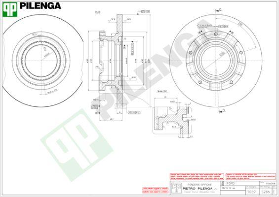 Pilenga 5286 - Disque de frein cwaw.fr