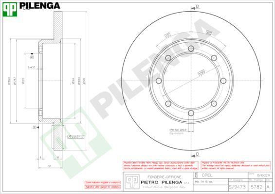 Pilenga 5782 - Disque de frein cwaw.fr