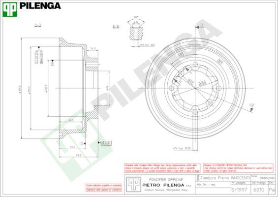 Pilenga 6010 - Tambour de frein cwaw.fr