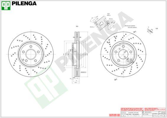 Pilenga V954 - Disque de frein cwaw.fr