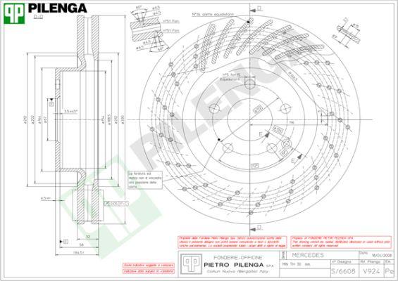 Pilenga V924 - Disque de frein cwaw.fr