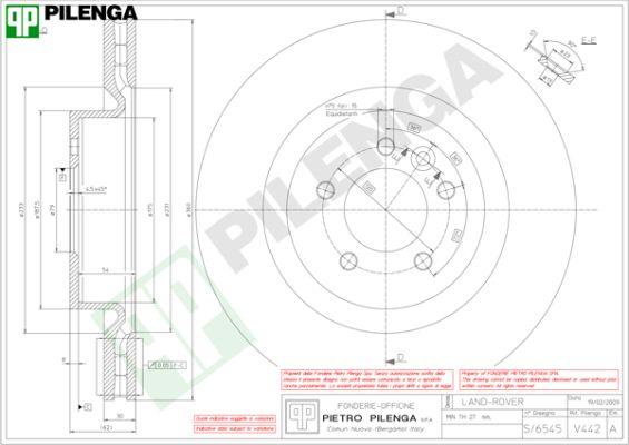 Pilenga V442 - Disque de frein cwaw.fr