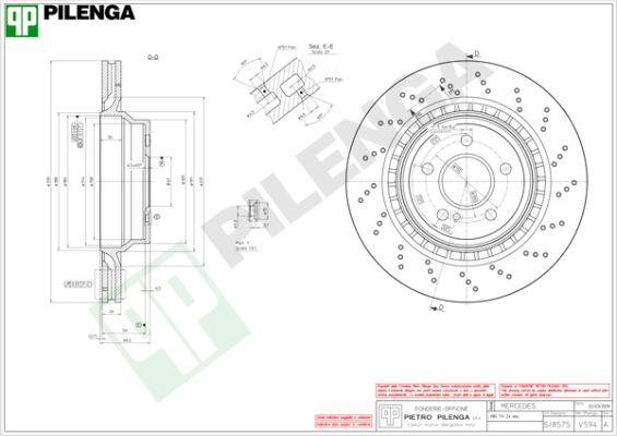 Pilenga V594 - Disque de frein cwaw.fr