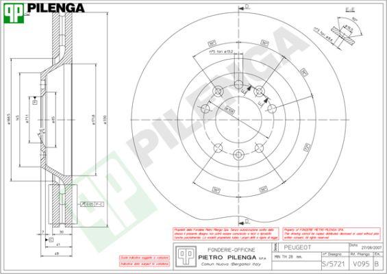 Pilenga V095 - Disque de frein cwaw.fr