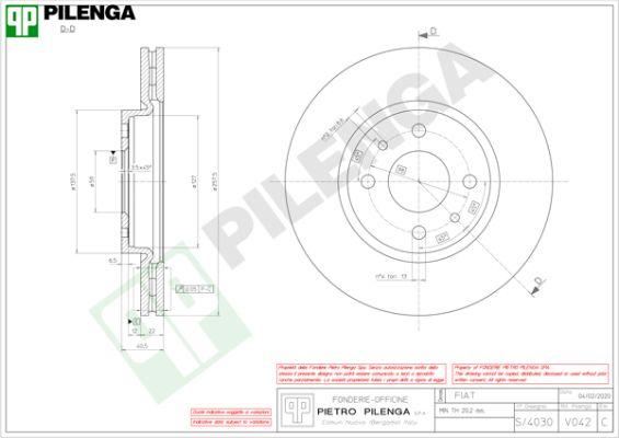 Pilenga V042 - Disque de frein cwaw.fr