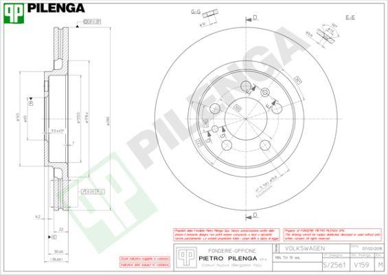 Pilenga V159 - Disque de frein cwaw.fr