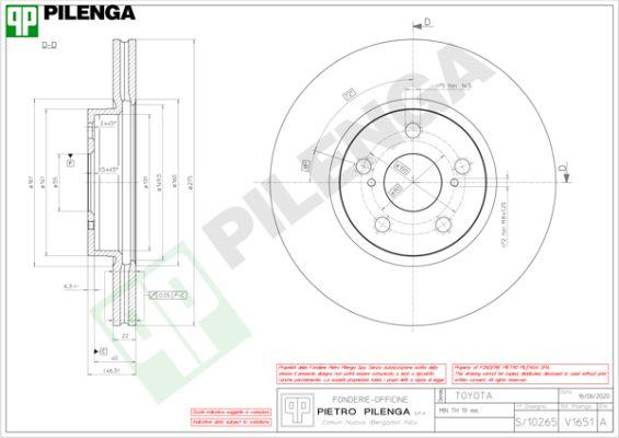 Pilenga V1651 - Disque de frein cwaw.fr