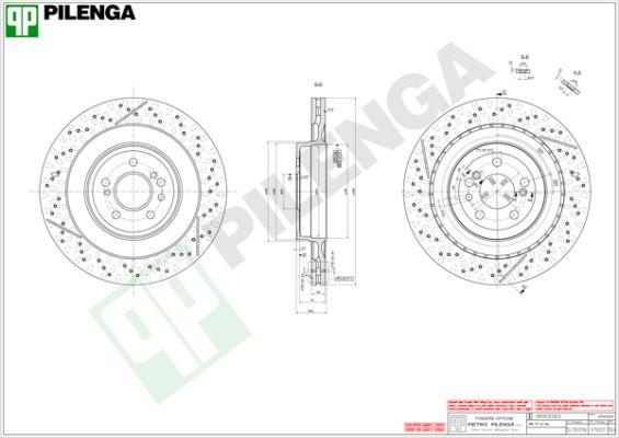 Pilenga V1001 - Disque de frein cwaw.fr