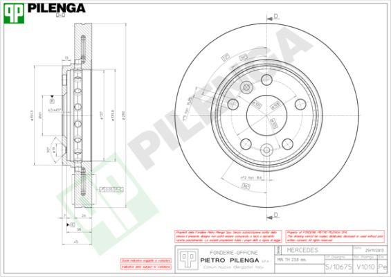 Pilenga V1010 - Disque de frein cwaw.fr