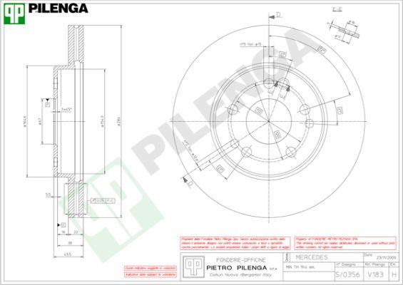 Pilenga V183 - Disque de frein cwaw.fr