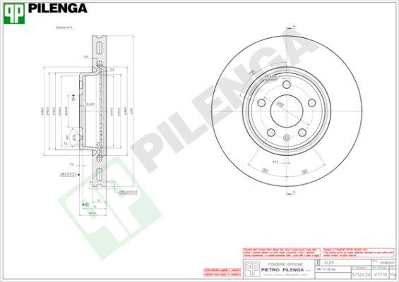 Pilenga V1710 - Disque de frein cwaw.fr