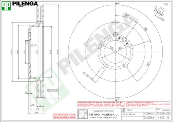 Pilenga V810 - Disque de frein cwaw.fr