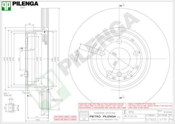 Pilenga V719 - Disque de frein cwaw.fr