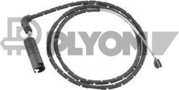 PLYOM P755116 - Contact d'avertissement, usure des plaquettes de frein cwaw.fr