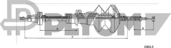 PLYOM P761083 - Câble d'accélération cwaw.fr