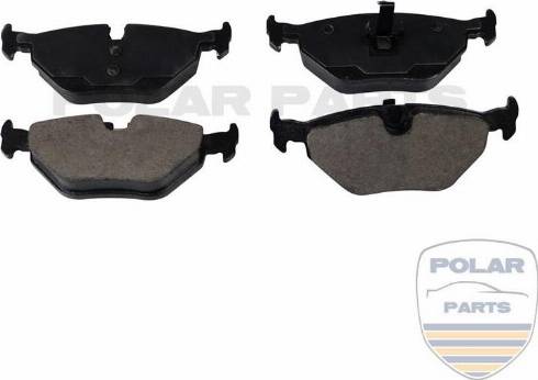 PolarParts 10001593 - Kit de plaquettes de frein, frein à disque cwaw.fr