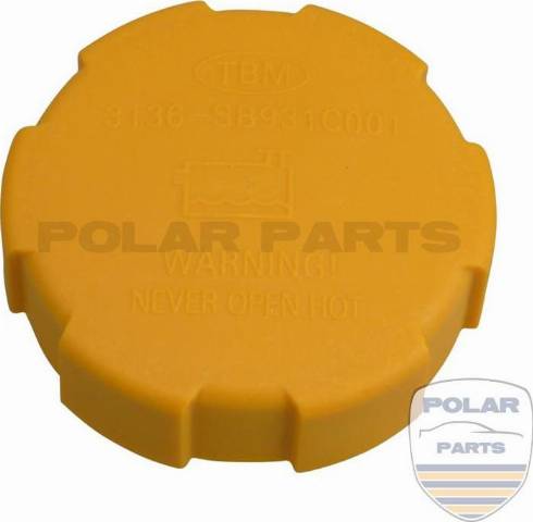 PolarParts 10003100 - Bouchon, réservoir de liquide de refroidissement cwaw.fr