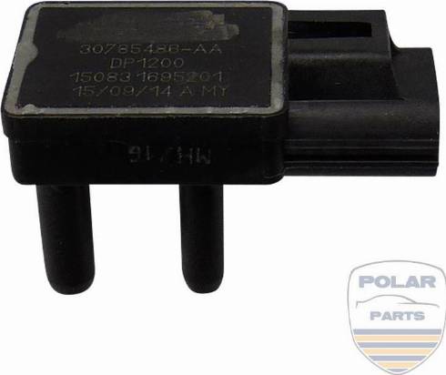 PolarParts 10003824 - Capteur, pression des gaz échappement cwaw.fr