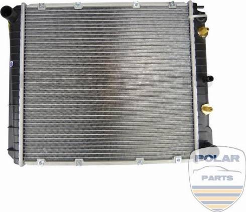 PolarParts 10002448 - Radiateur, refroidissement du moteur cwaw.fr