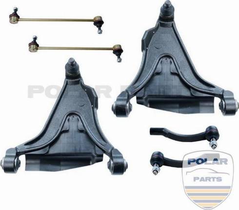 PolarParts 20000078 - Jeu de bras, suspension de roue cwaw.fr