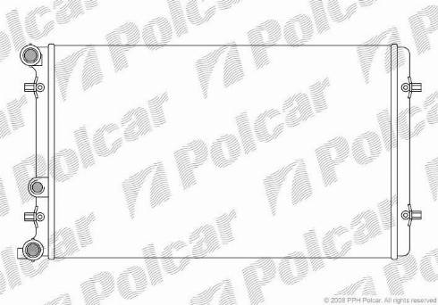 Polcar 9541085X - Radiateur, refroidissement du moteur cwaw.fr