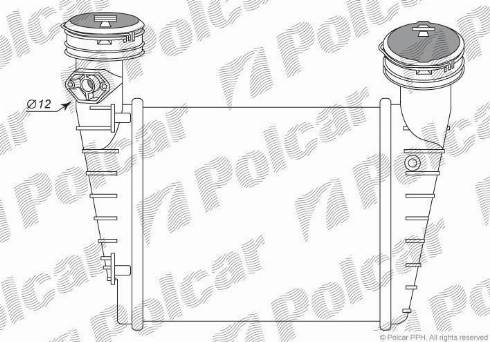 Polcar 9548J8-2 - Intercooler, échangeur cwaw.fr