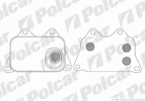 Polcar 9555L8-1 - Radiateur d'huile cwaw.fr