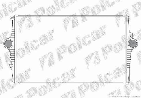 Polcar 9080J8-1 - Intercooler, échangeur cwaw.fr