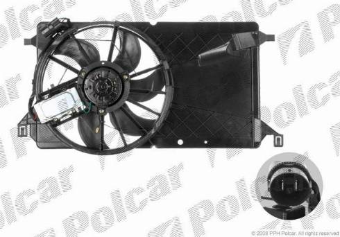 Polcar 454123W2 - Ventilateur, refroidissement du moteur cwaw.fr