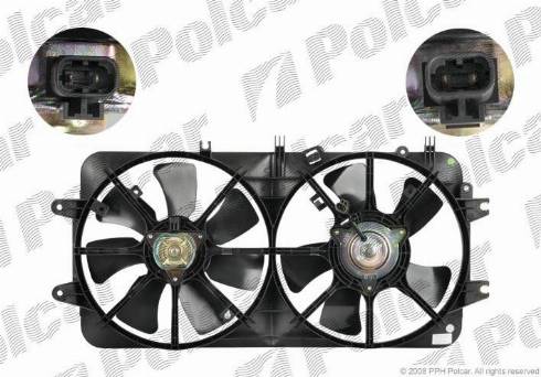 Polcar 451823W1 - Ventilateur, refroidissement du moteur cwaw.fr