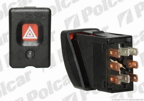 Polcar 5555P-35 - Interrupteur de signal de détresse cwaw.fr